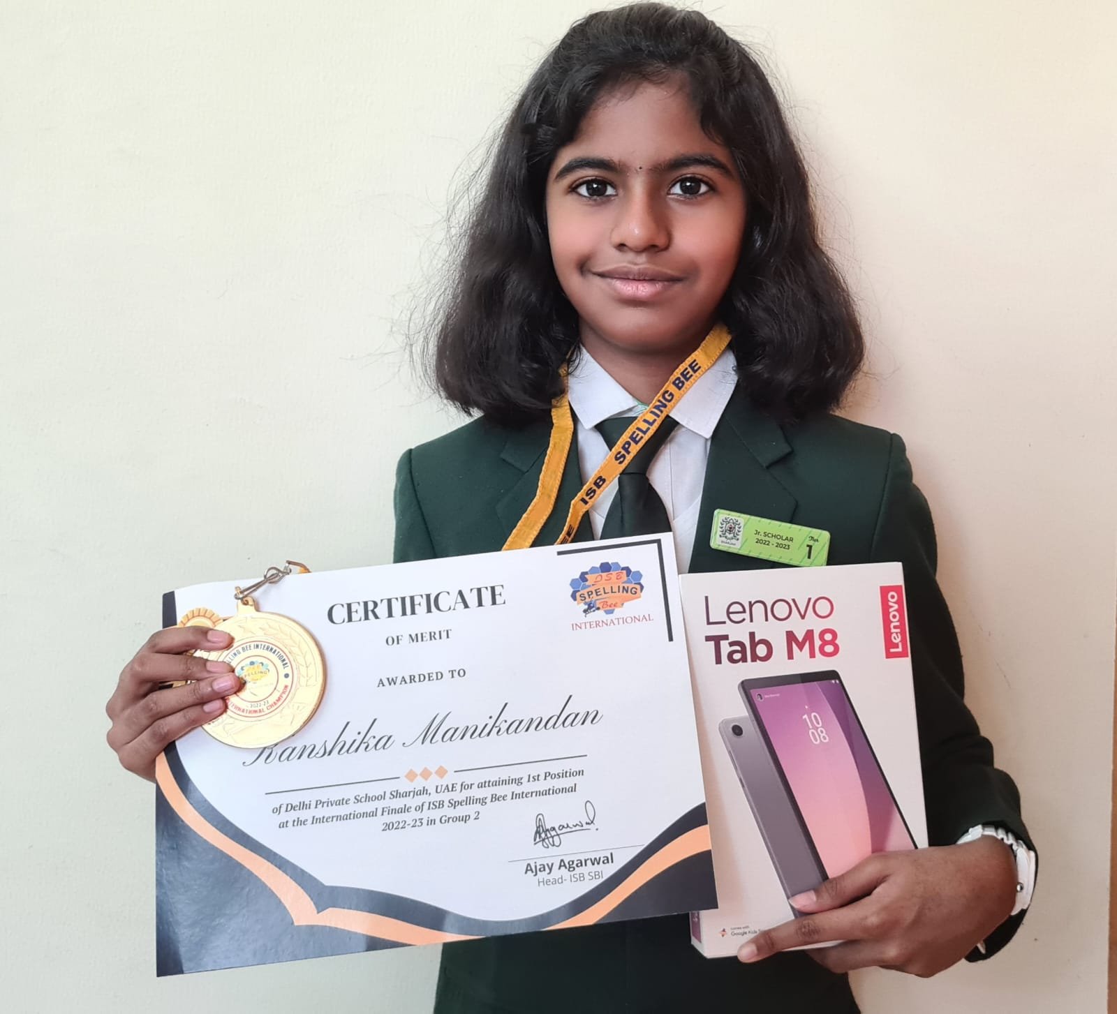 Winner - Kanshika Manikandan